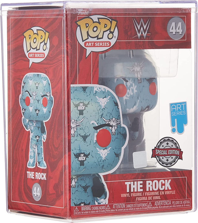 Funko Pop Art Series | WWE | The Rock Exclusive with Stack Pop Protector #44