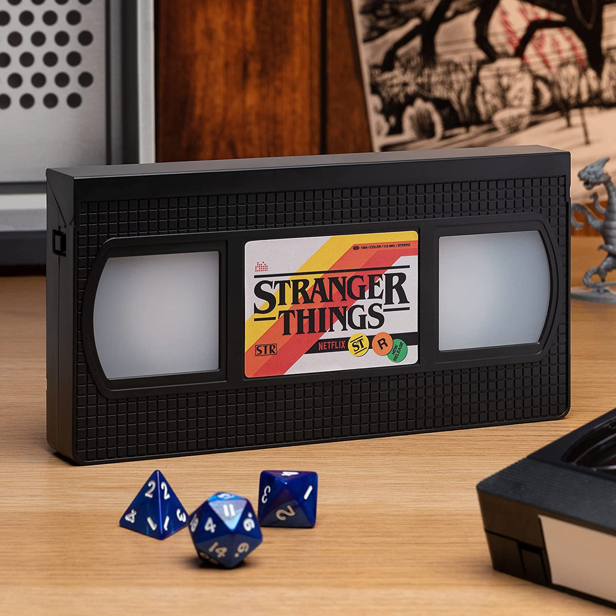 Stranger Things VHS Logo Light, Officially Licensed Merchandise (6879584387172)