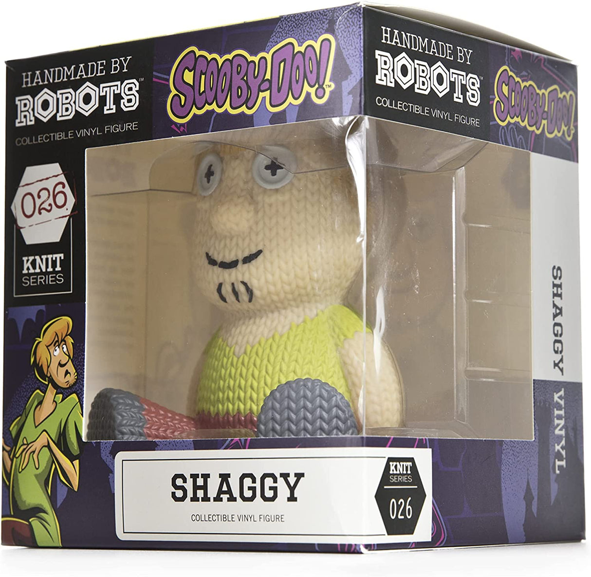 Handmade by Robots | Scooby Doo | Shaggy Vinyl Figure | Knit Series #026