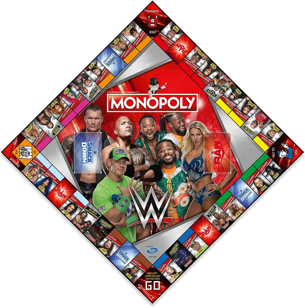 Hasbro Monopoly WWE 2020 Refresh Board Game