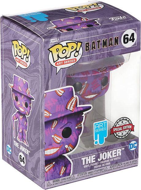 Funko Pop Art Series | Batman 1989 | The Joker with Stack Pop Protector #64
