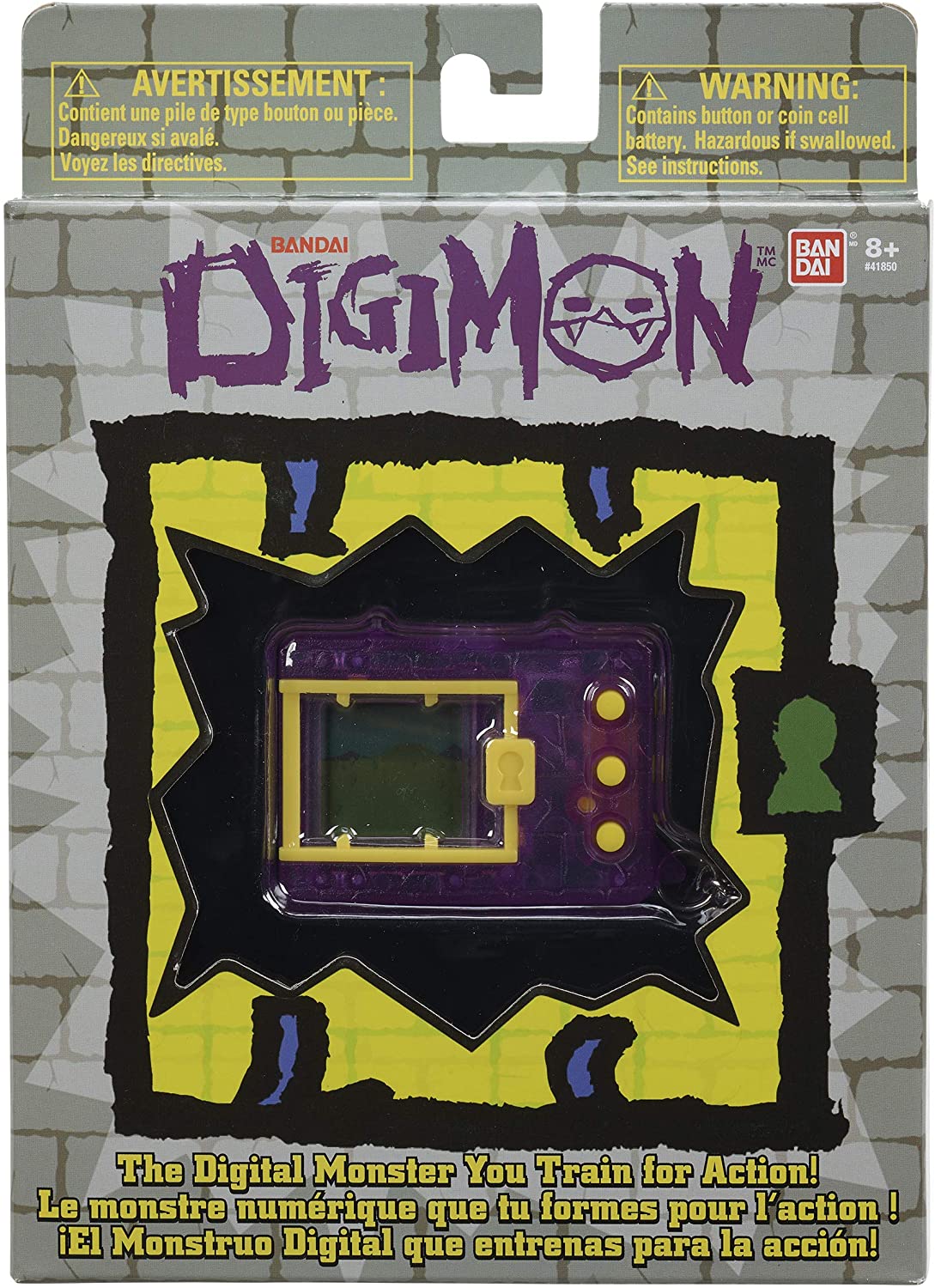 BANDAI 41855 Digimon (Original)- Translucent Purple - Virtual Monster Pet by Tamagotchi (6898386239588)