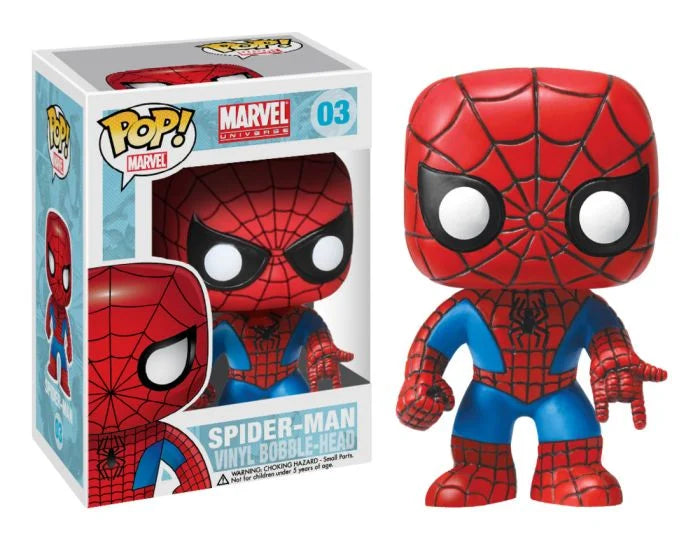 Pop Marvel 3.75 Inch Action Figure - Wood Deco Spider-Man #719