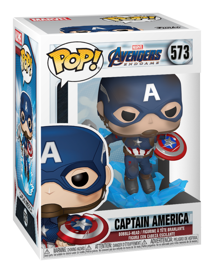 Funko Pop Marvel | Avengers Endgame | Captain America Broken Shield #573