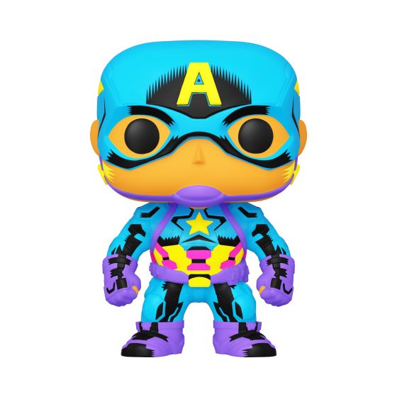 Funko Pop Marvel | Captain America (Black Light) | Special Edition #648