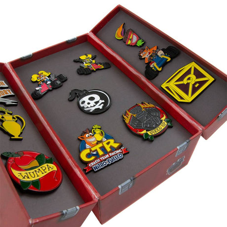 Crash Team Racing CTR Nitro Fueled | Collectible Pin Badge Set