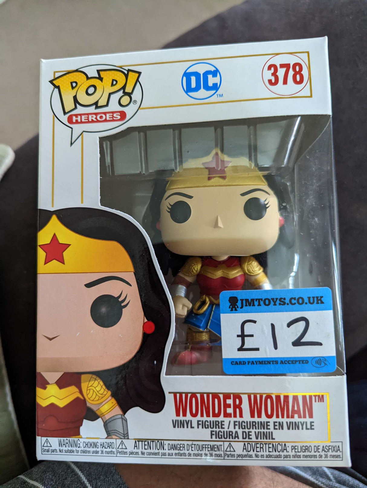 Damaged Box Funko Pop Heroes - DC Imperial Palace - Wonder Woman #378 (6903754522724)