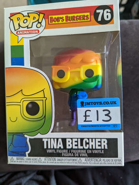 Damaged Box Funko Pop Animation - Pride Bob's Burgers - Tina Belcher #76 (6905688522852)
