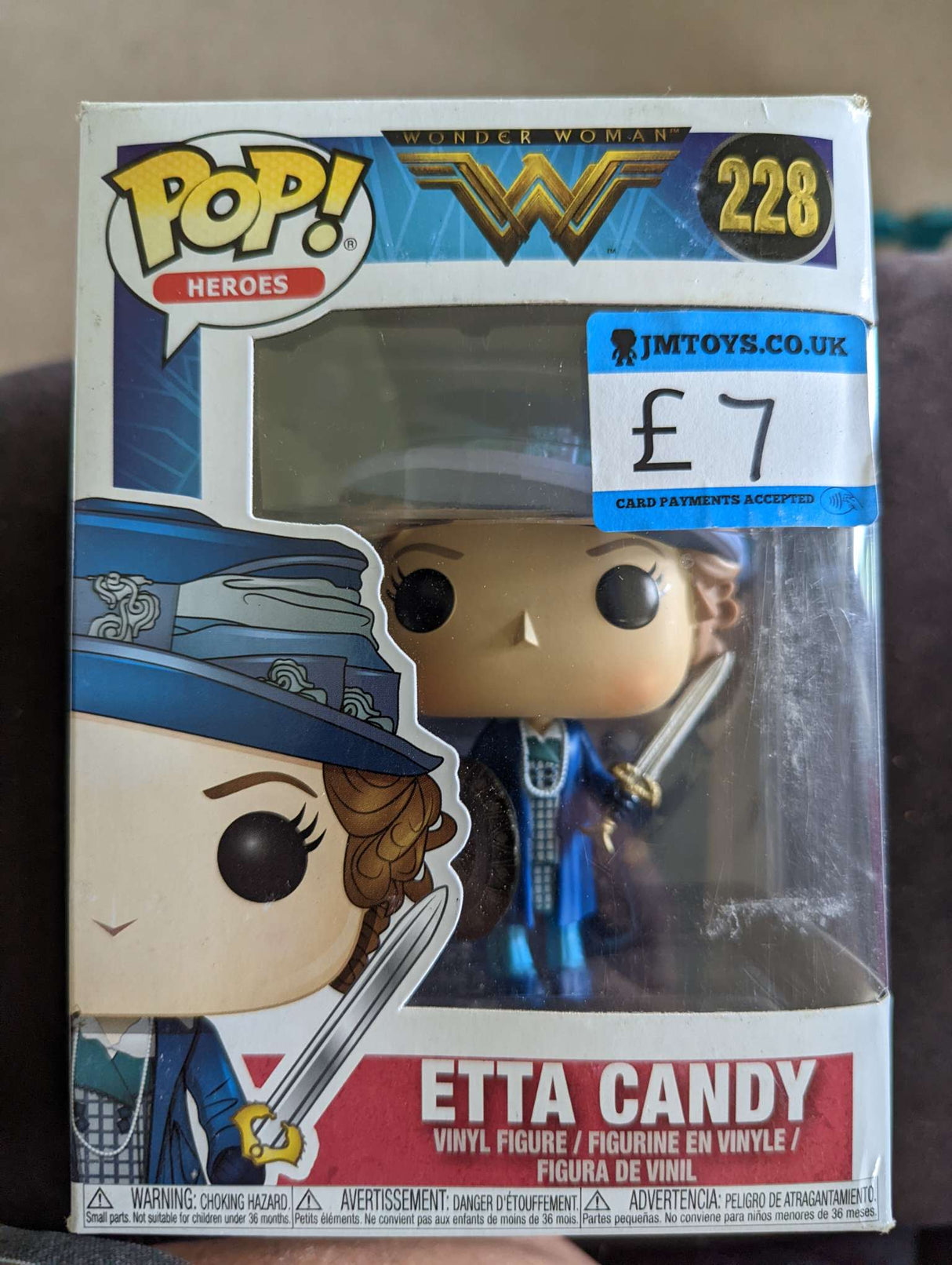 Damaged Box Funko Pop Heroes - Wonder Woman - Etta Candy #228 (6907654996068)