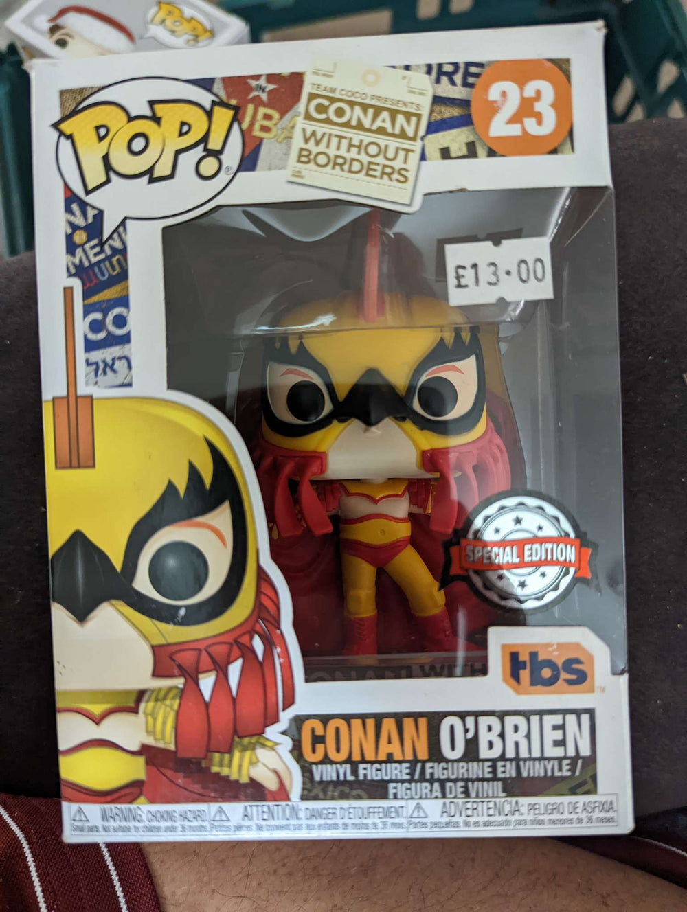 Damaged Box Funko Pop Conan Without Borders - Conan O'Brien as Lucidor Special Edition #23 (6916117561444)