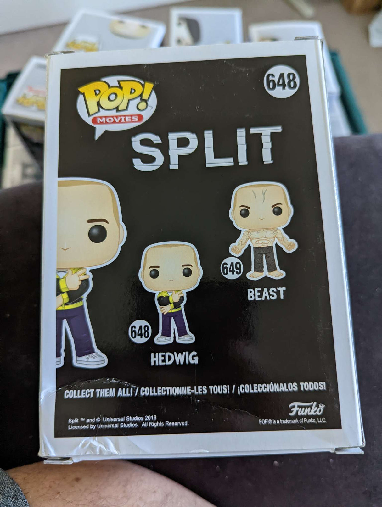 Damaged Box Funko Movies -Split - Hedwig #648 (6917407473764)