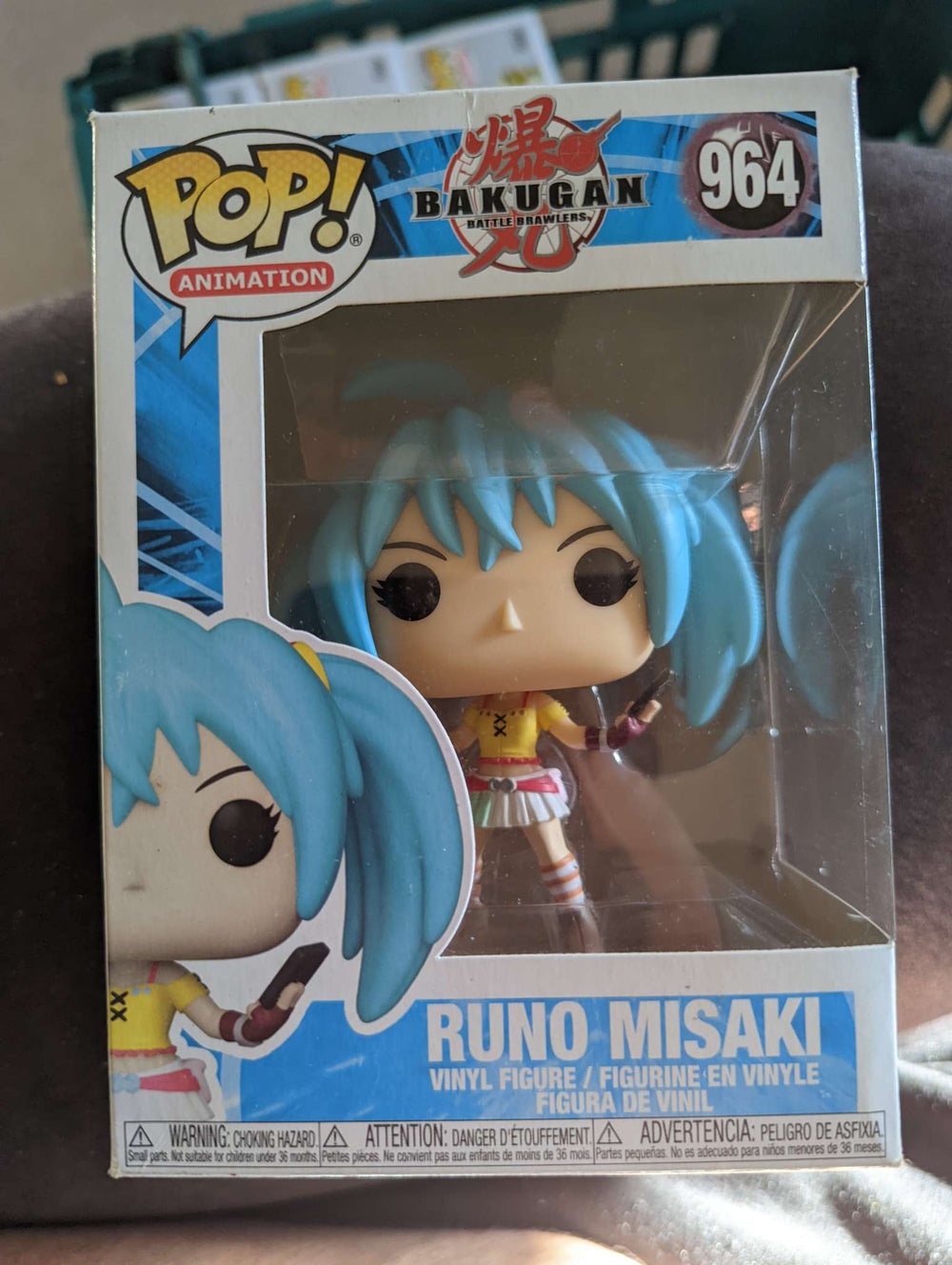 Damaged Box Funko Pop Animation - Bakugan - Runo Misaki #964 (6922781687908)