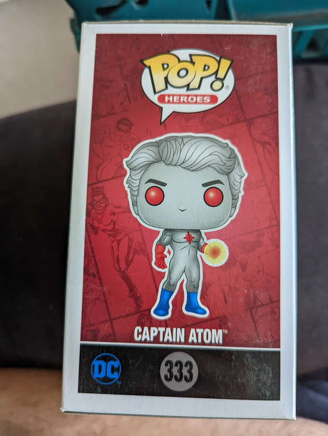 Damaged Box Funko Pop Heroes - DC Super Heroes - Captain Atom #333 - 2020 Wondrous Convention Limited Edition Exclusive (6924224430180)
