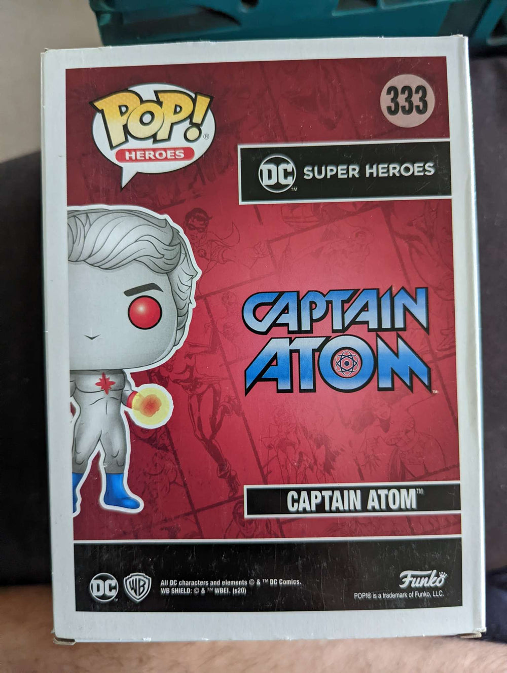 Damaged Box Funko Pop Heroes - DC Super Heroes - Captain Atom #333 - 2020 Wondrous Convention Limited Edition Exclusive (6924224430180)