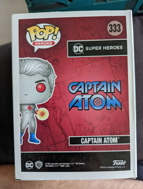 Damaged Box Funko Pop Heroes - DC Super Heroes - Captain Atom #333 - 2020 Wondrous Convention Limited Edition Exclusive (6924224430180)