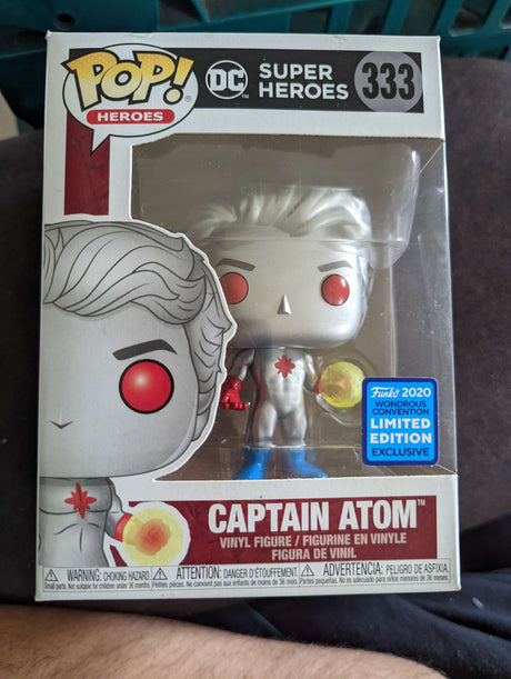 Damaged Box Funko Pop Heroes - DC Super Heroes - Captain Atom #333 - 2020 Wondrous Convention Limited Edition Exclusive (6924224430180)
