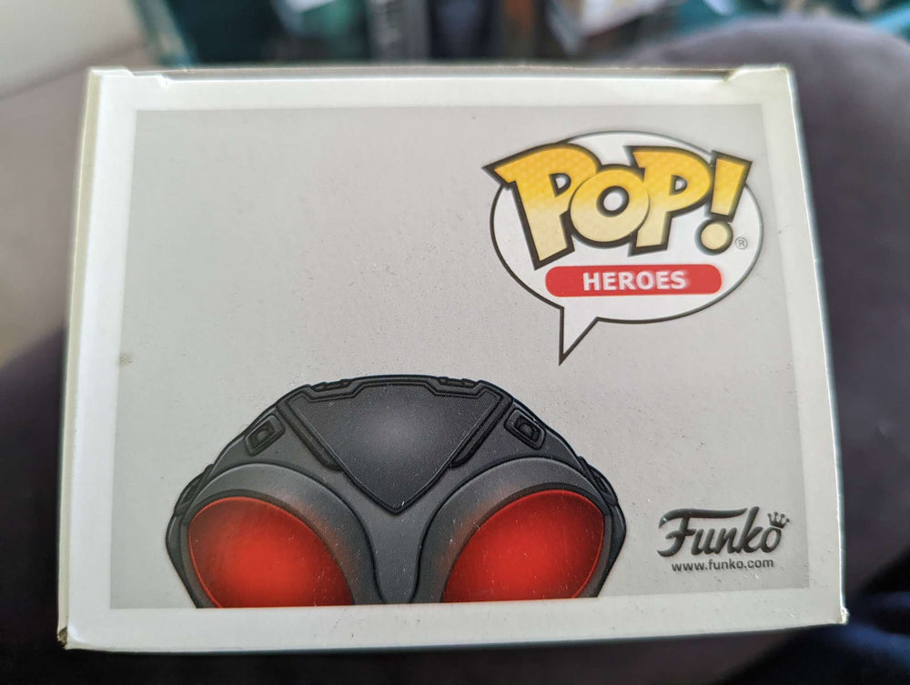 Damaged Box Funko Pop Heroes - Aquaman - Black Manta Chrome #248 (6925492912228)