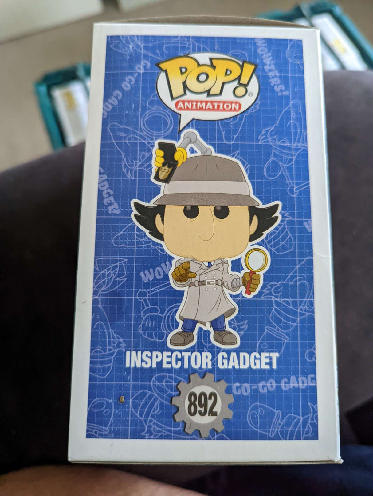 Damaged Box Funko Pop Animation - Inspector Gadget #892 Chase (6925969850468)