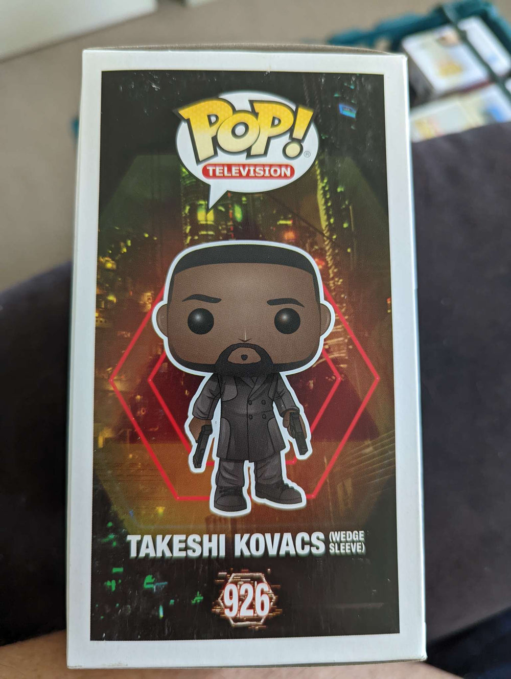 Damaged Box Funko Pop Television - Altered Carbon - Takeshi Kovacs (Wedge Sleeve)  #926 (6926876180580)