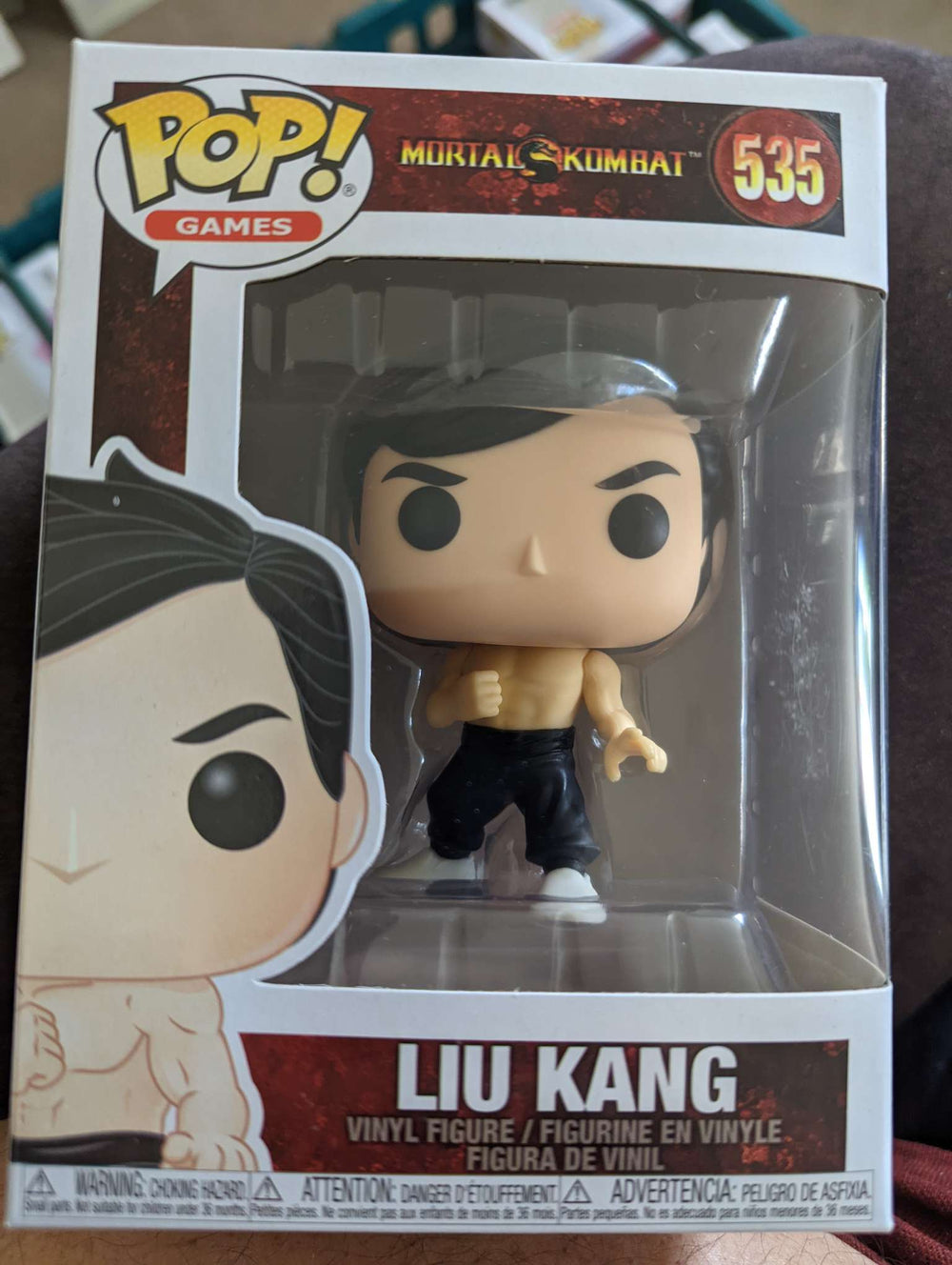 Damaged Box Funko Pop Games - Mortal Kombat - Liu Kang #535 (6926879129700)