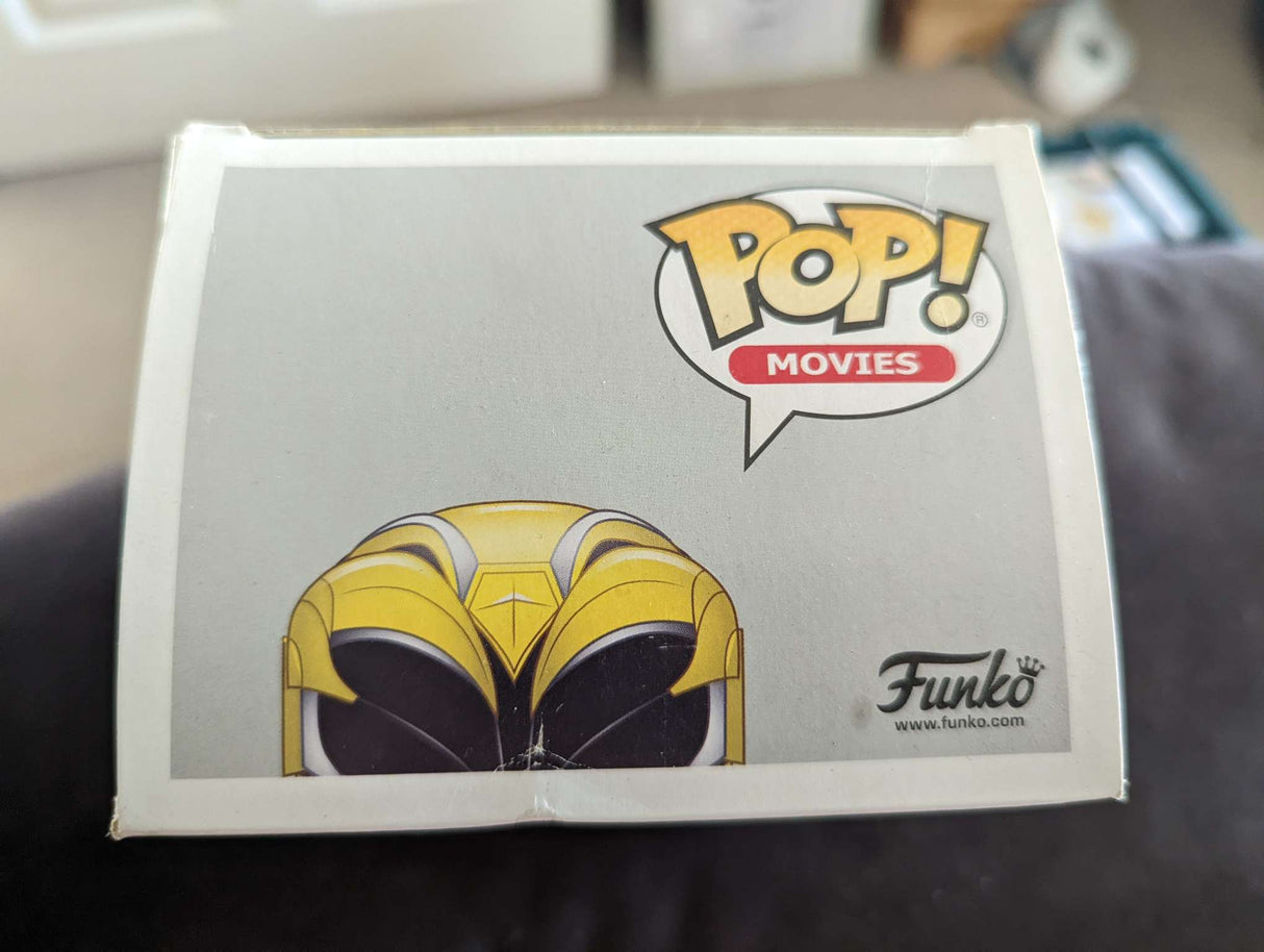Damaged Box Funko Pop Movies - Power Rangers - Yellow Ranger #398 (6926916092004)