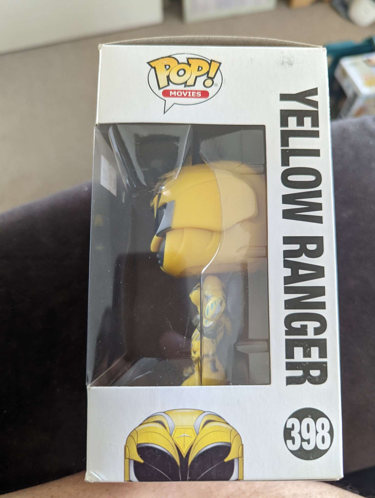 Damaged Box Funko Pop Movies - Power Rangers - Yellow Ranger #398 (6926916092004)