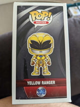 Damaged Box Funko Pop Movies - Power Rangers - Yellow Ranger #398 (6926916092004)