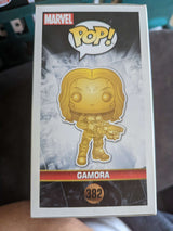 Damaged Box Funko Pop Marvel Studios - Gamora Chrome Gold #382 (6927722709092)