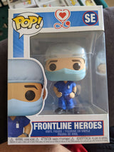 Damaged Box Funko Pop - Frontline Heroes - Male in Dark Blue Scrubs #SE (6928629203044)