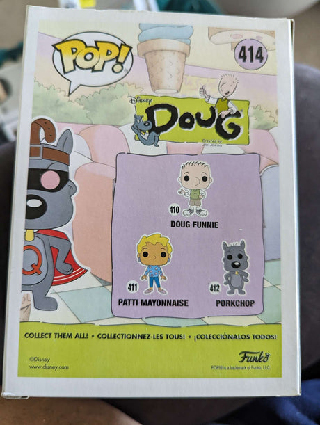 Damaged Box Funko Pop Disney - Doug - Quaildog Exclusive #414 (6933344878692)
