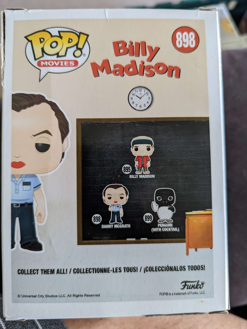 Damaged Box Funko Pop Movies - Billy Madison - Danny McGrath #898 (6934605430884)