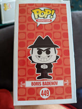 Damaged Box Funko Pop Animation - Rocky & Bullwinkle - Boris Badenov #449 (6937743884388)