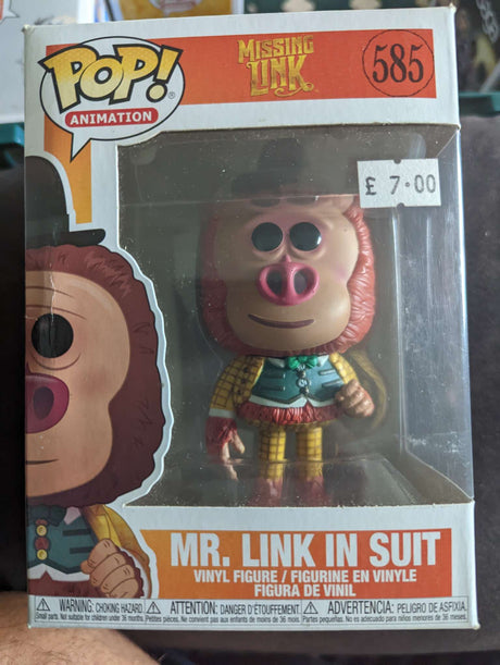 Damaged Box Funko Pop Animation - Missing Link - Mr. Link in Suit - #585 (6941517971556)