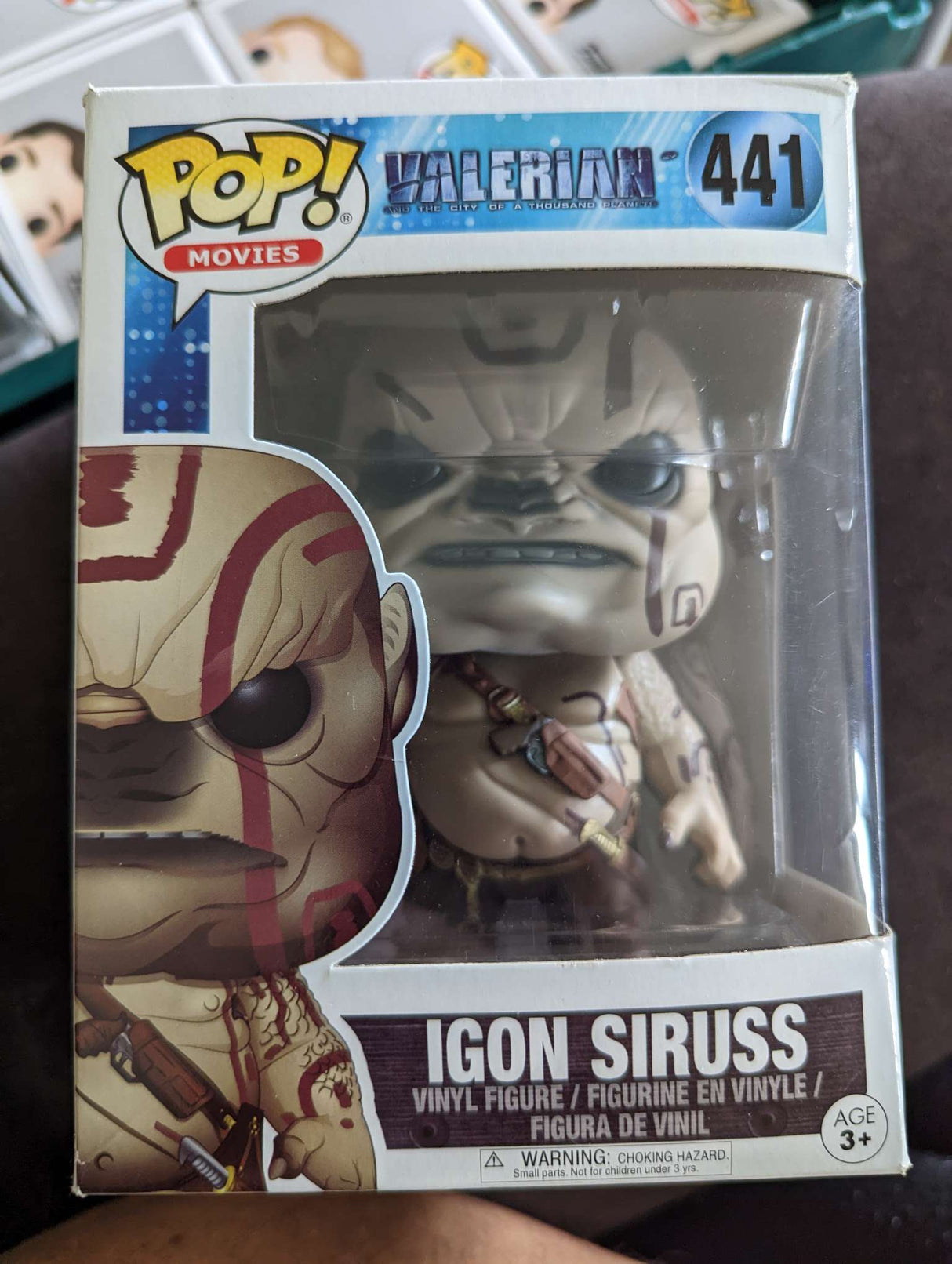 Damaged Box Funko Pop Movies - Valerian - Igon Siruss #441 (6941881303140)