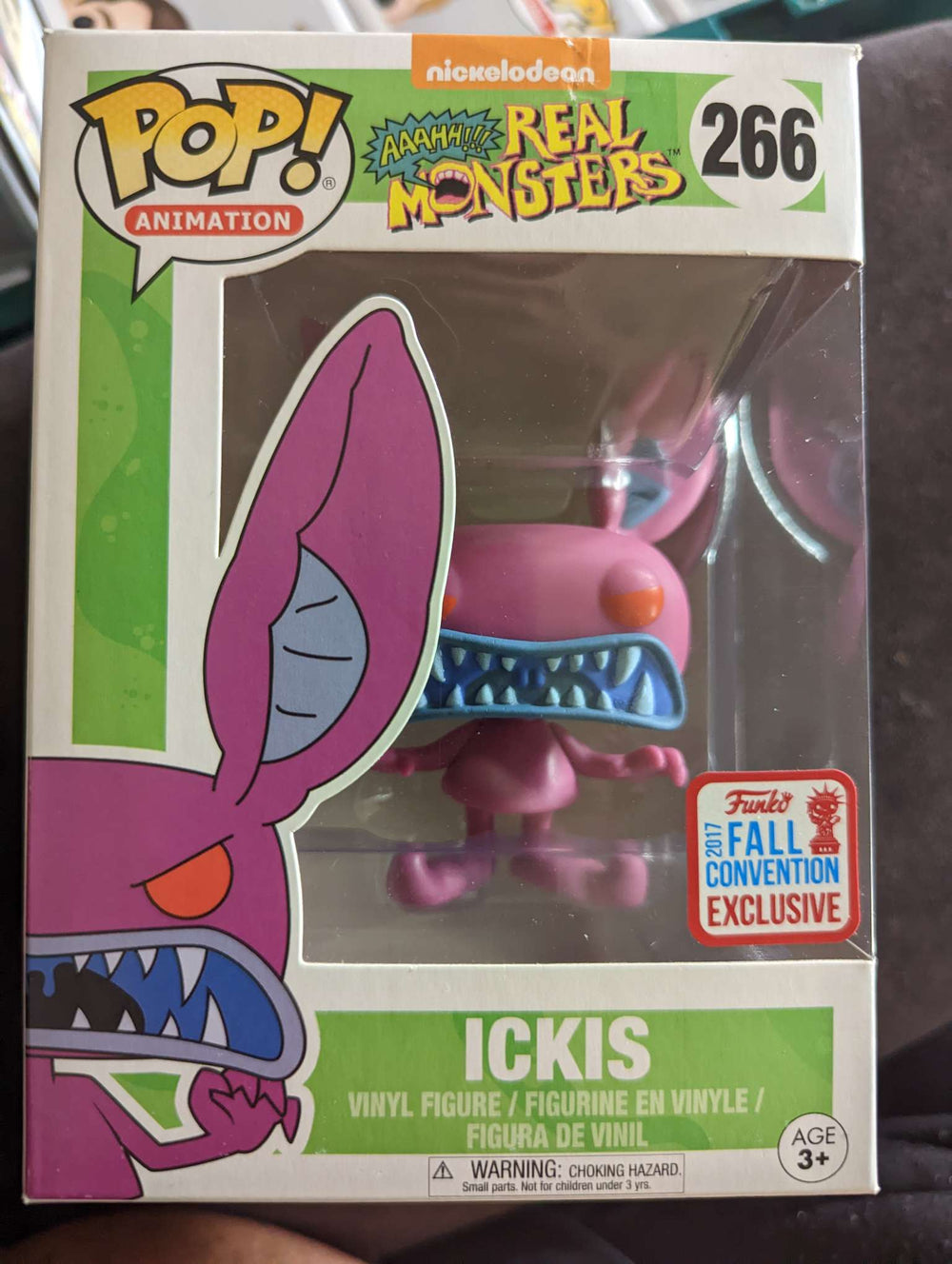 Damaged Box Funko Pop Animation - Aaahh!!! Real Monsters - Ickis- #266 (6941913677924)