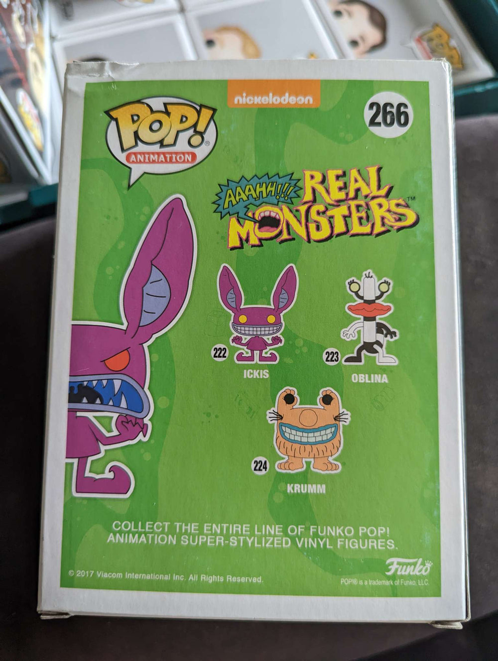 Damaged Box Funko Pop Animation - Aaahh!!! Real Monsters - Ickis- #266 (6941913677924)