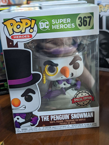 Funko Pop Heroes - DC Super Heroes - The Penguin Snowman - Special Edition #367 (6942693523556)