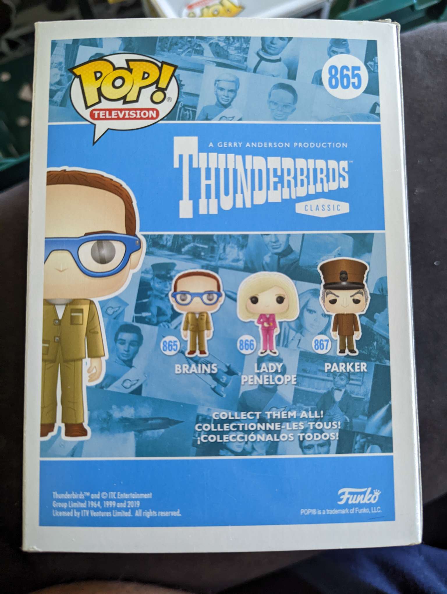 Damaged Box Funko Pop Television - Thunderbirds - Brains #865