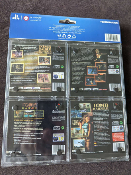 Official Tomb Raider Game Coasters | PlayStation PS1 Style