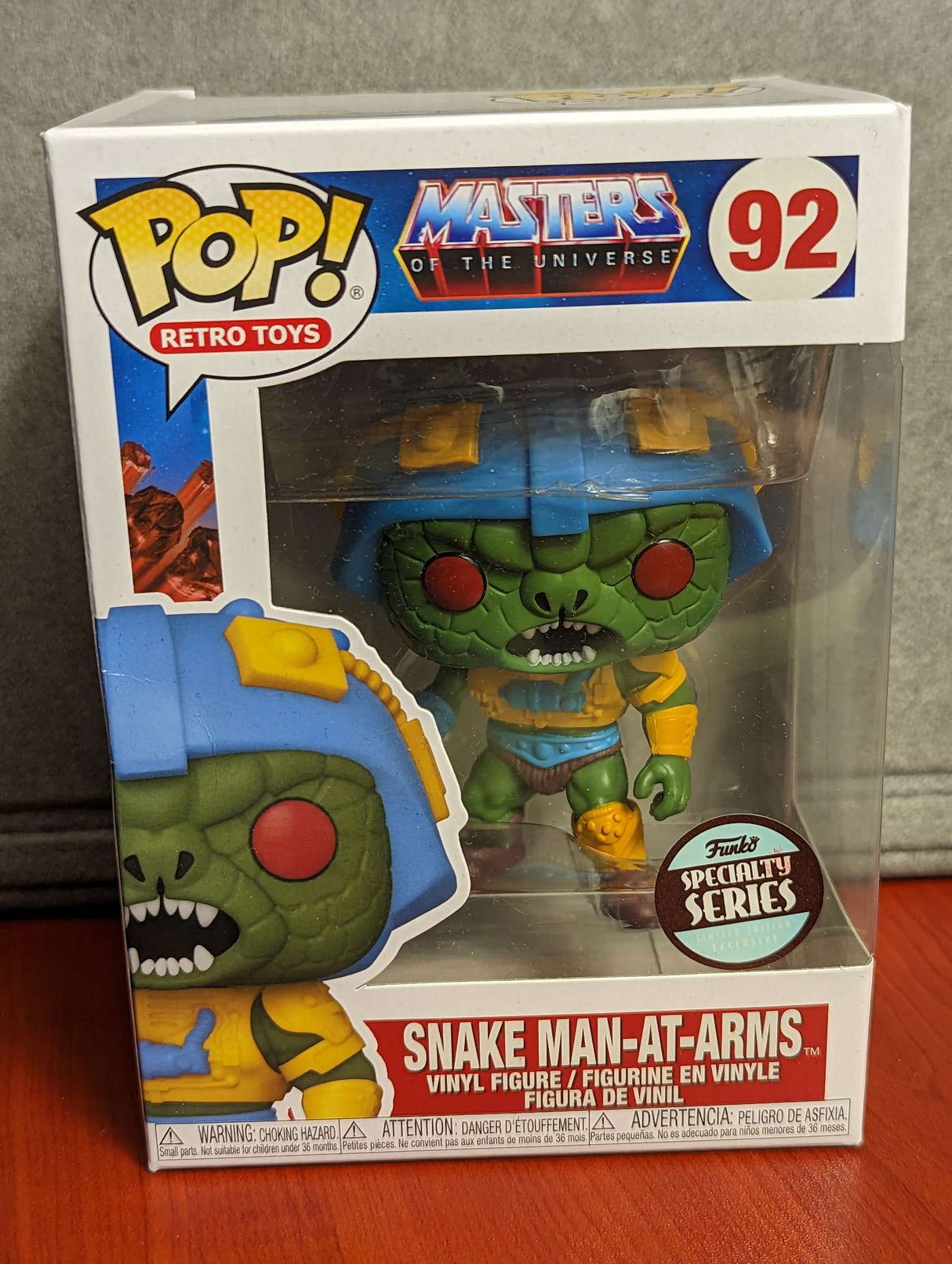 Damaged Box | Funko Pop Retro Toys | Masters of the Universe | Snake Man-At-Arms #92