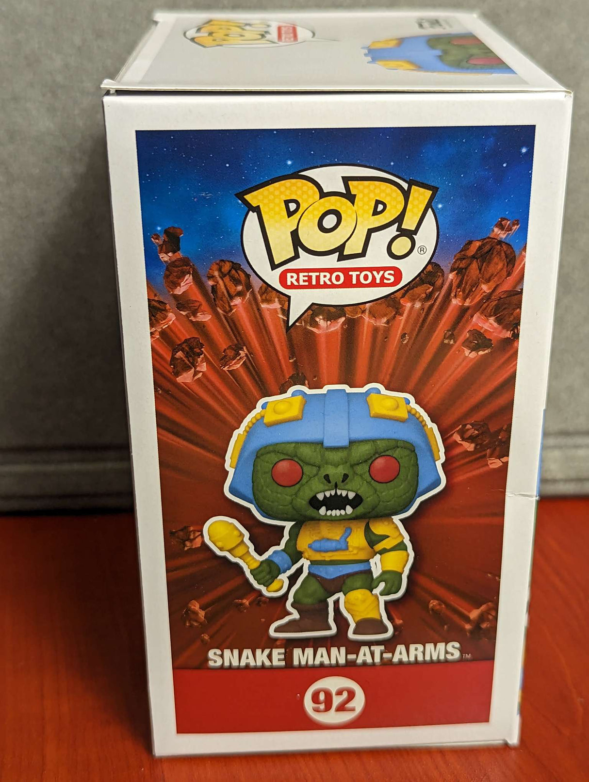 Damaged Box | Funko Pop Retro Toys | Masters of the Universe | Snake Man-At-Arms #92