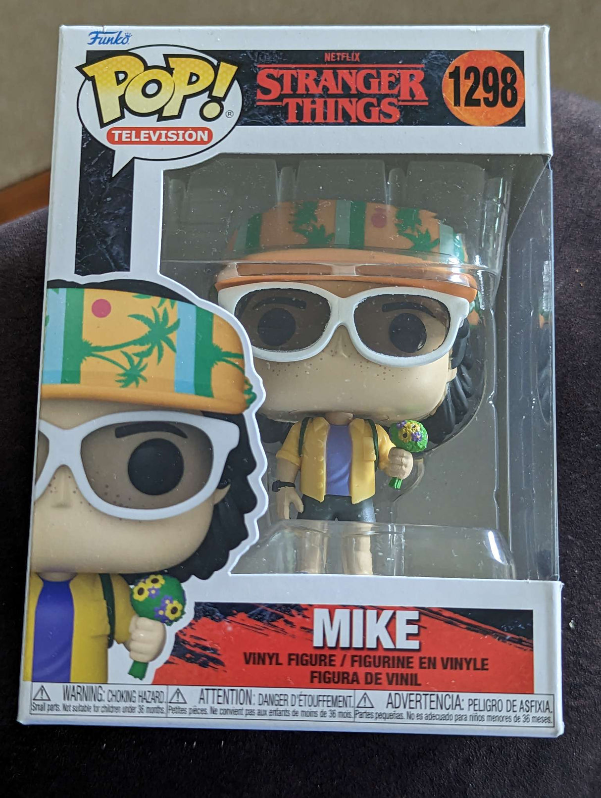 Damaged Box | Funko Pop Television | Stranger Things | Mike with Flowers #1298