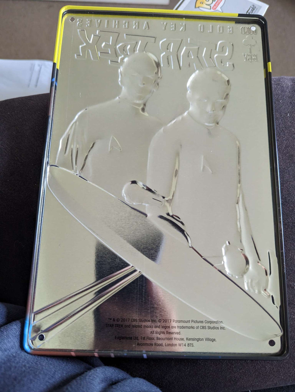 Eaglemoss | Star Trek | Gold Key Archives 3D Tin Sign Plague