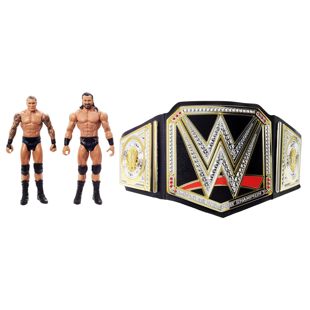 WWE Drew McIntyre VS Randy Orton Figures & WWE Championship Belt Playset (6904549048420)