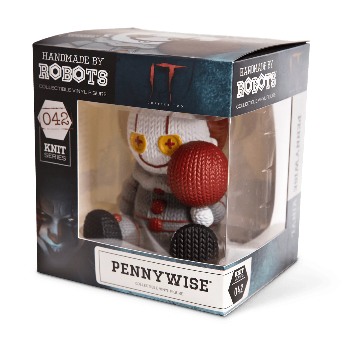 Handmade by Robots | I.T. | Pennywise Vinyl Figure | Knit Series #042