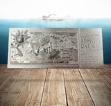 Jaws | Silver Plated Amity Island 50th Annual Regatta Ticket | Limited edition (7105893564516)