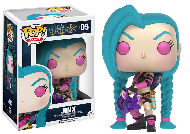 Damaged Box Funko Pop Games - League of Legends - Jinx #05 (6905696387172)