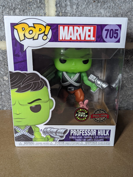 Funko Pop Marvel - Professor Hulk 6" inch #705 - Special Edition Glow in the Dark Chase (6682580320356)