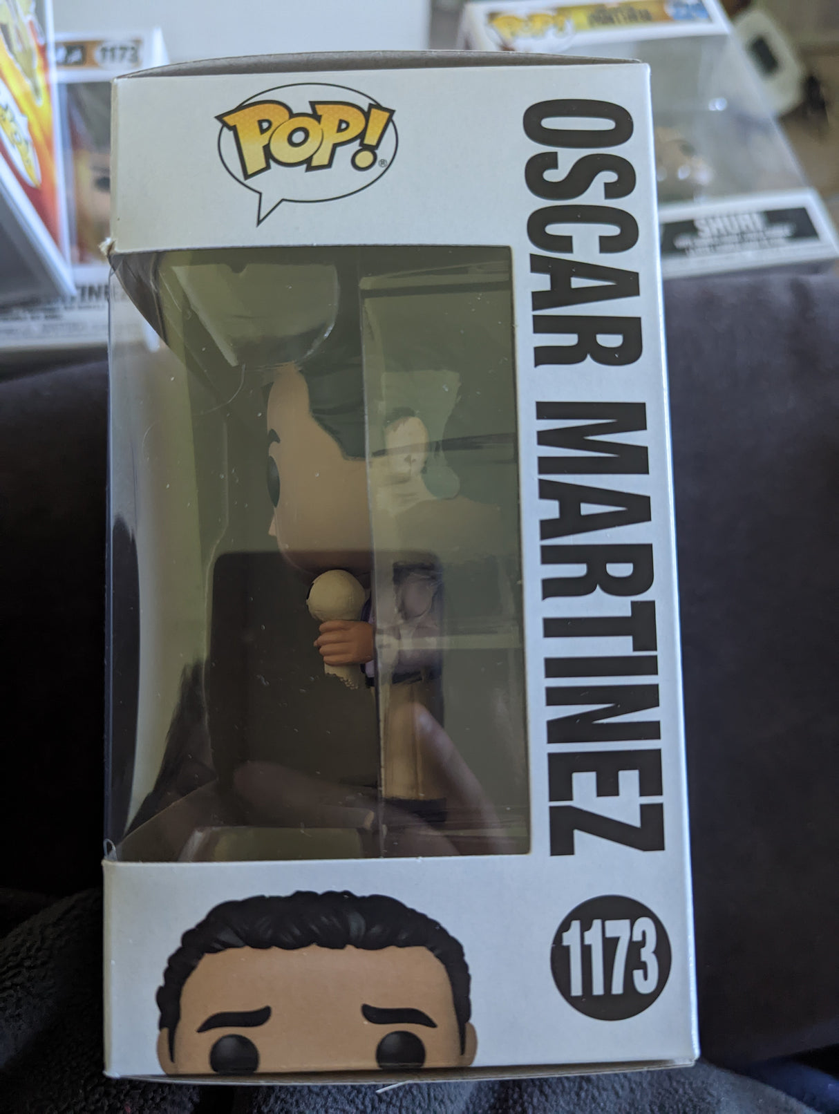 Damaged Box Funko Pop Television - The Office - Oscar Martinez with Scarecrow Doll #1173 (6959442919524)