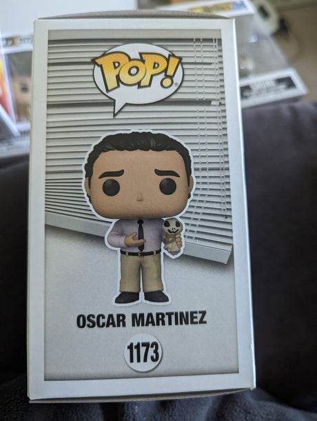 Damaged Box Funko Pop Television - The Office - Oscar Martinez with Scarecrow Doll #1173 (6959442919524)